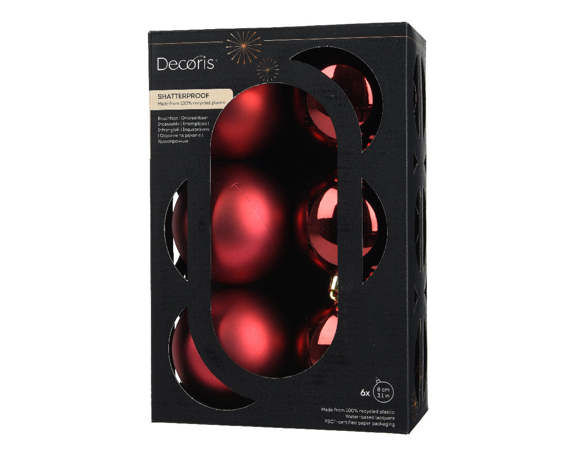 Bola de Navidad basicos de dia8cm