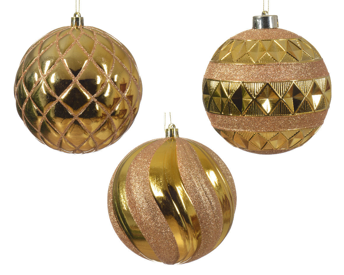 Bola de Navidad clasico de L.12cm x W.12cm x H.12cm