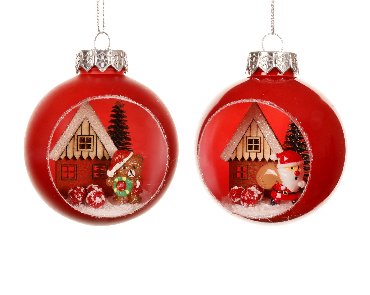 Bola de Navidad clasico de dia8cm