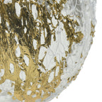 Bolas transparente dorado plástico Diámetro 8cm