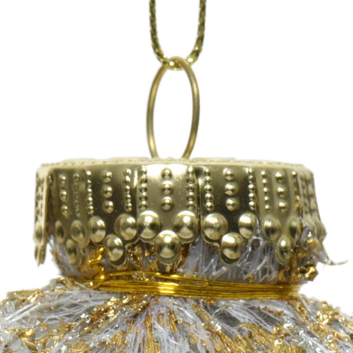 Bolas transparente dorado plástico Diámetro 8cm