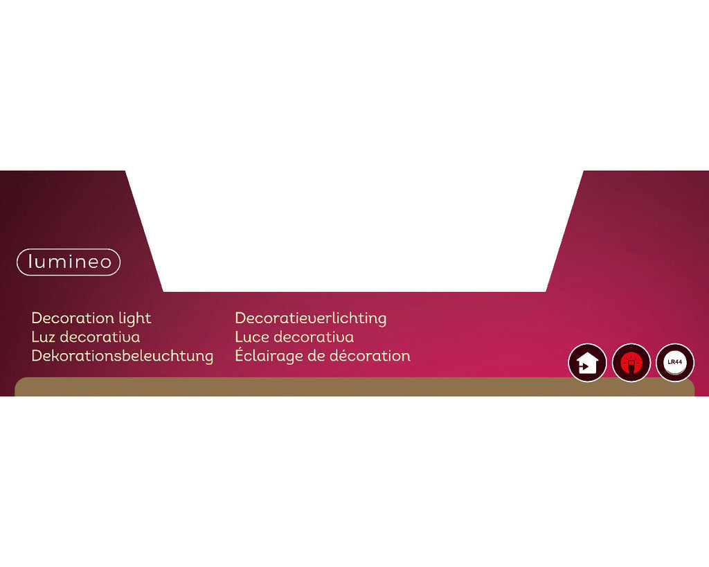 Ornamento de navidad LED Santa de 8cm