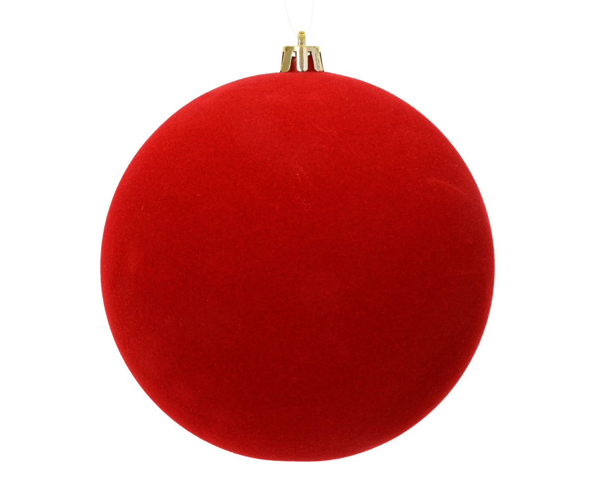 026406-Adorno navideño de plástico rojo de 6 cm-navidad-envio-canarias