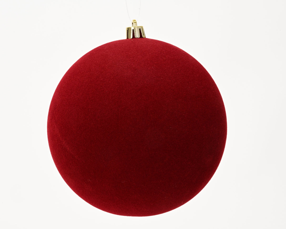 026422-Adorno navideño de plástico color burdeos 14 cm-navidad-envio-canarias