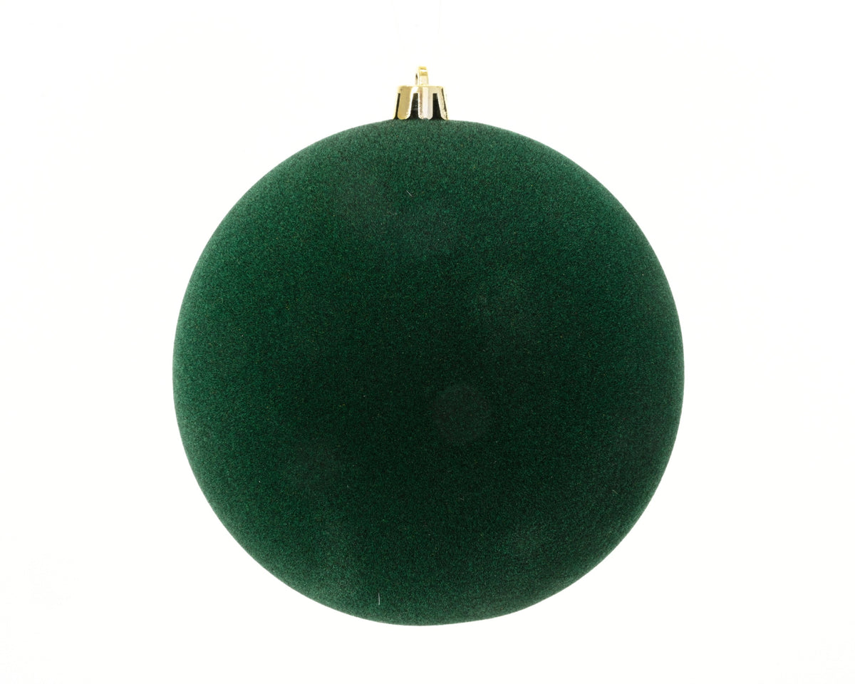 026423-Adorno navideño de plástico poliestireno verde pino 14 cm-navidad-envio-canarias