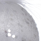 Bolas transparente blanco plástico Diámetro 8cm