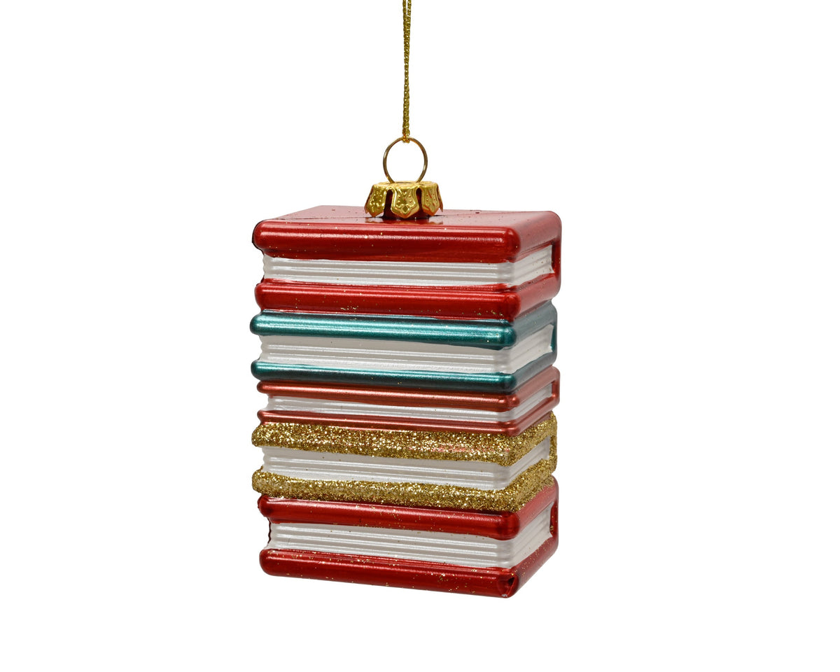 027745-Figura multicolor de plástico con forma de libro-navidad-envio-canarias