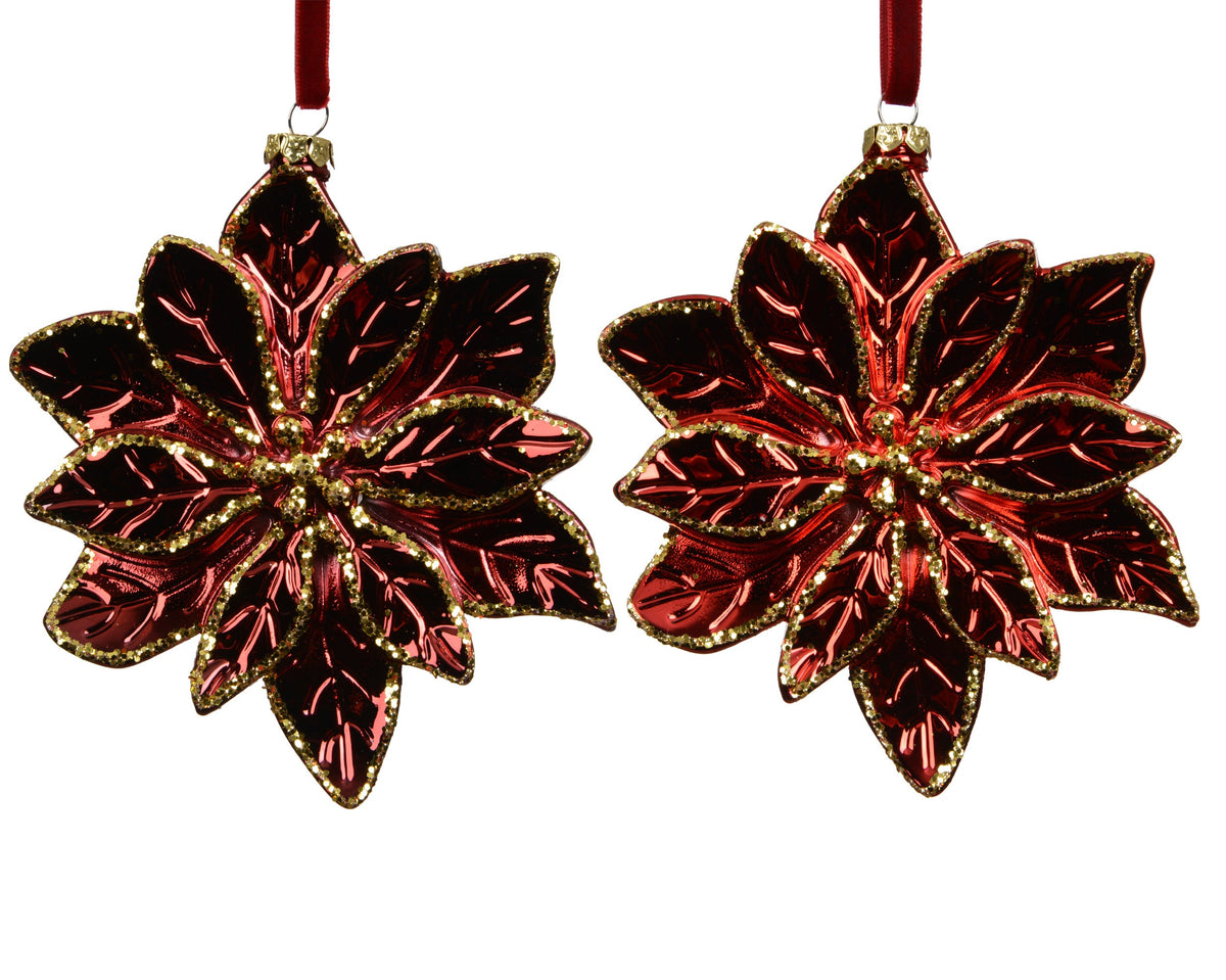 028205-Adorno floral de plástico-navidad-envio-canarias