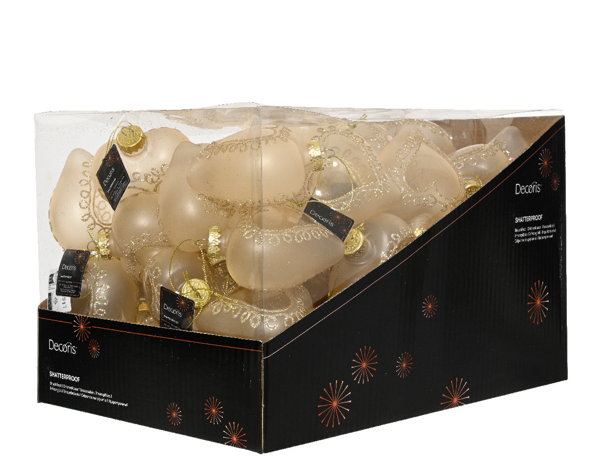 Ornamento de navidad de Corazón de 10cm