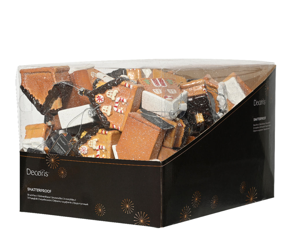 Ornamento de navidad de casa de Gengibre