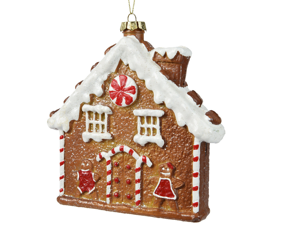Ornamento de Navidad Casa de gengibre de 19cm