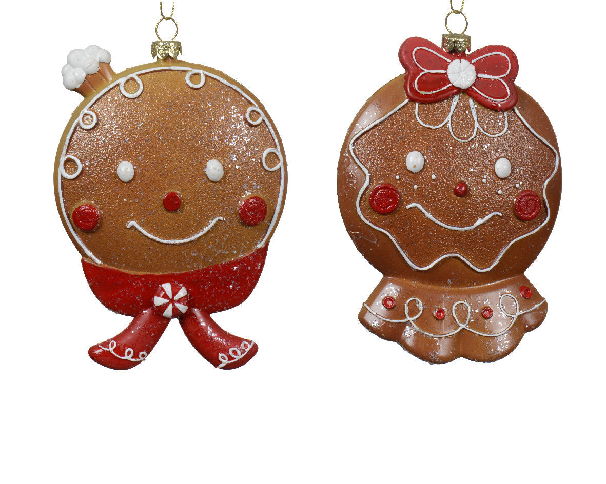 Galleta de plástico de jengibre marrón