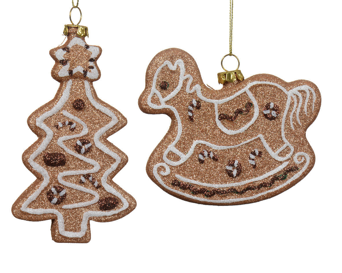 Ornamento de Navidad de galletas de gengibre de 12cm