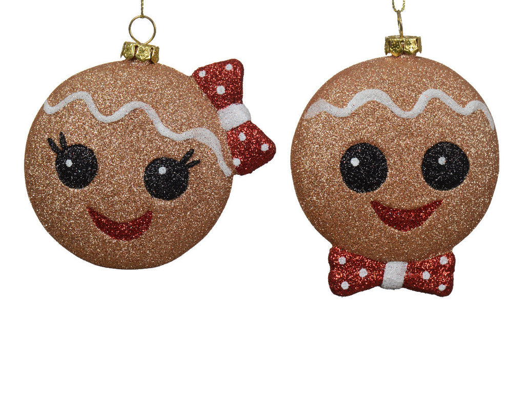 Ornamento de Navidad de galletas de gengibre de 9cm