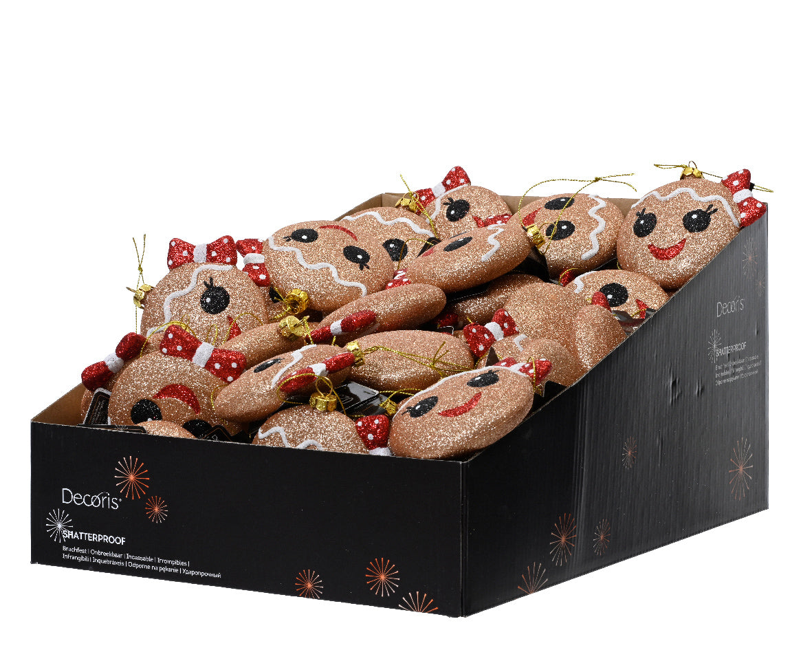 Ornamento de Navidad de galletas de gengibre de 9cm