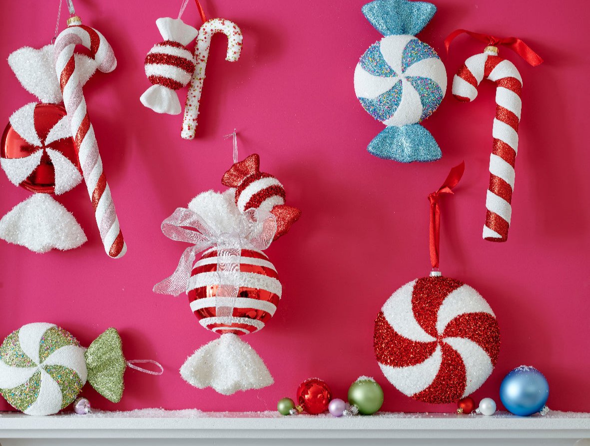 Candy Caramelos foam adornos navideños 15cm