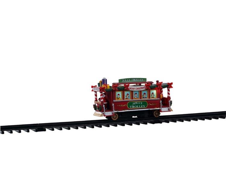 Tranvía Tren Jolly Trolley,  B/O (4.5V) Colección Caddington Village LEMAX®
