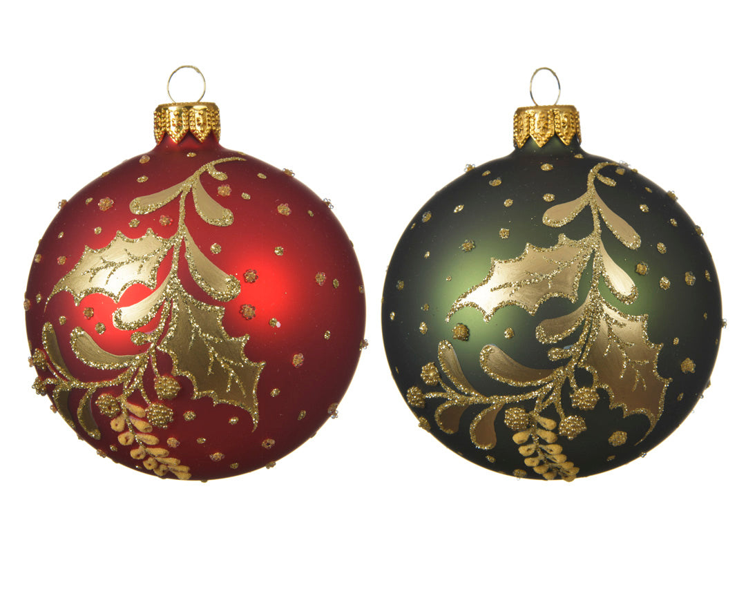 Bolas de navidad artesanales