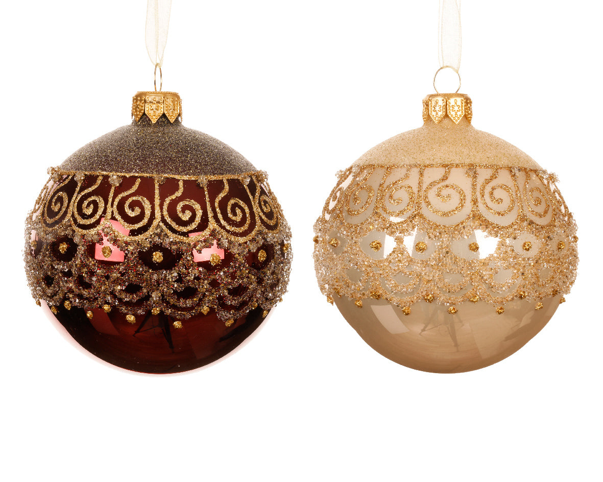 Bola de Navidad clasico de dia8cm