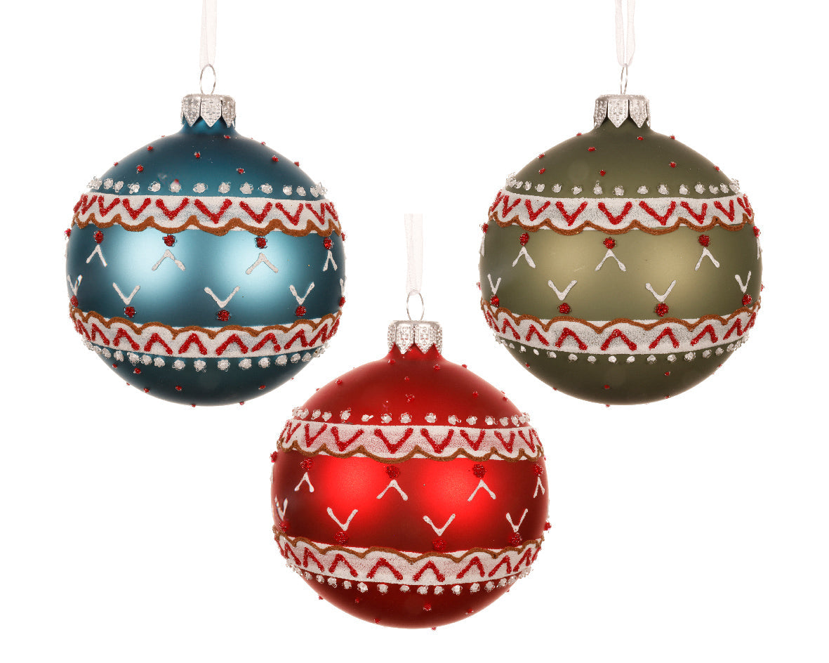 Bola de Navidad candy de dia8cm