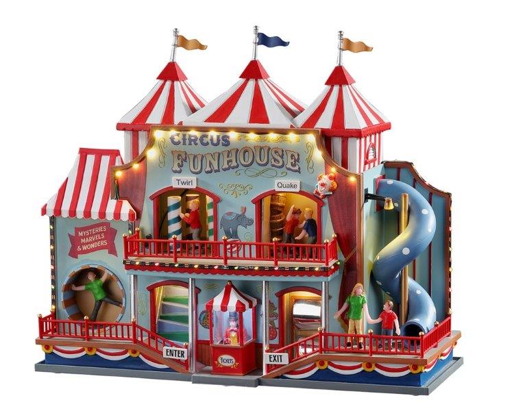 Circus Funhouse, Incl. Adaptor 74254, 550 Ma (White) Colección Carnival LEMAX®