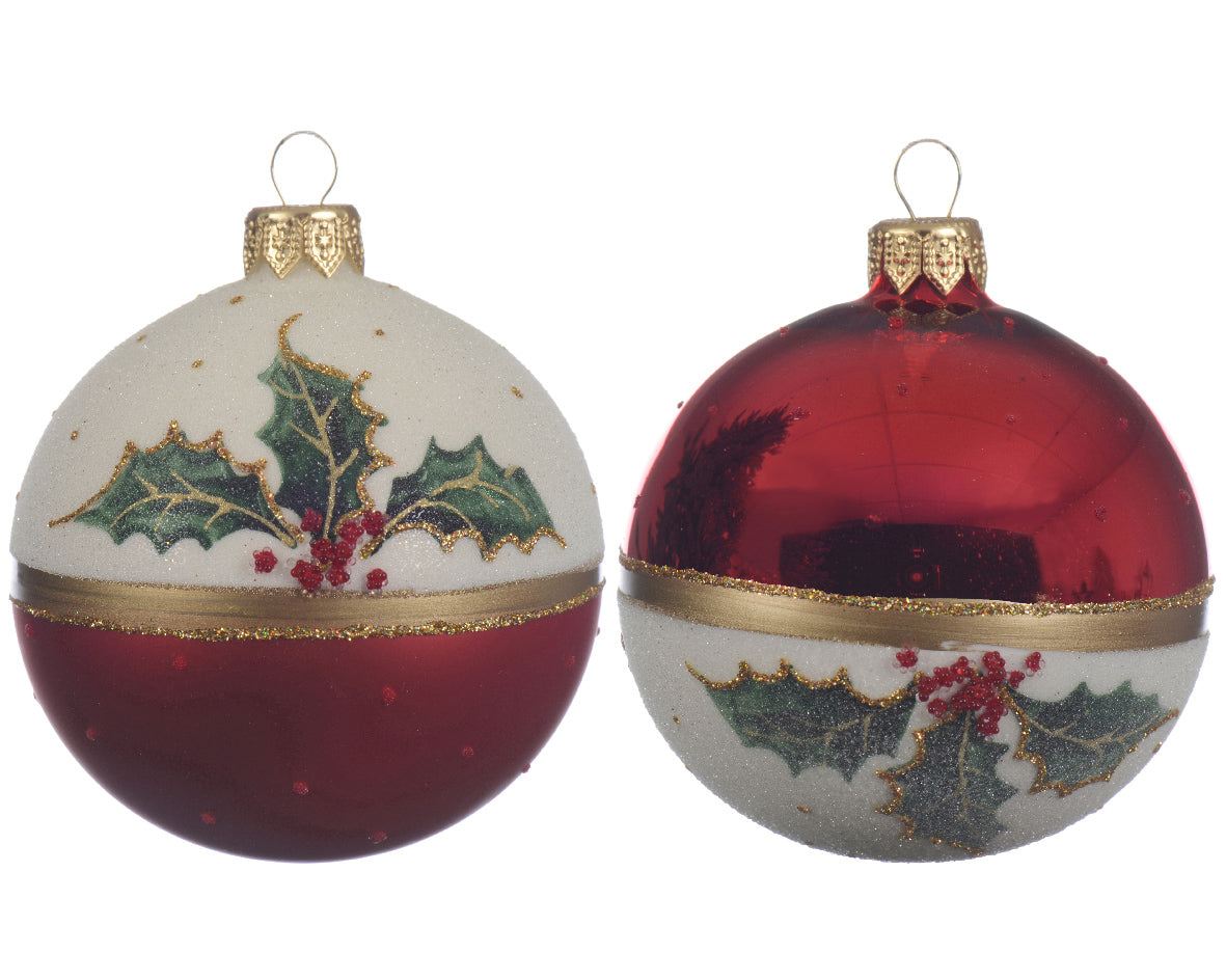 Bola de navidad de cristal