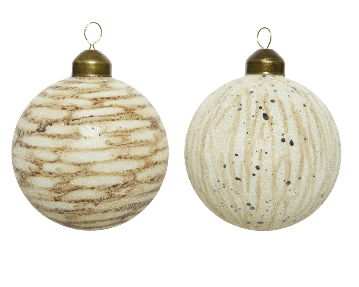 Bola de navidad de sequins, con purpurina