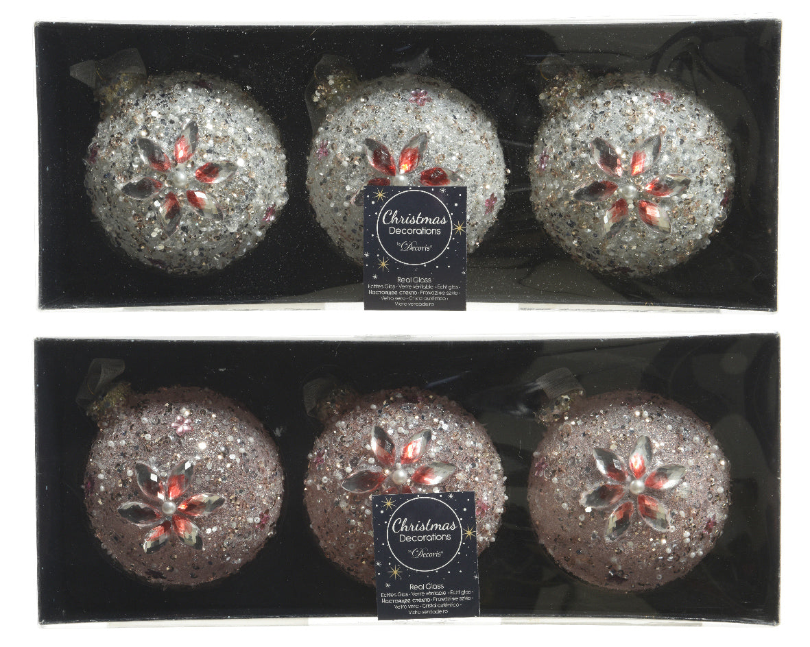Bola de navidad de cristal diamond