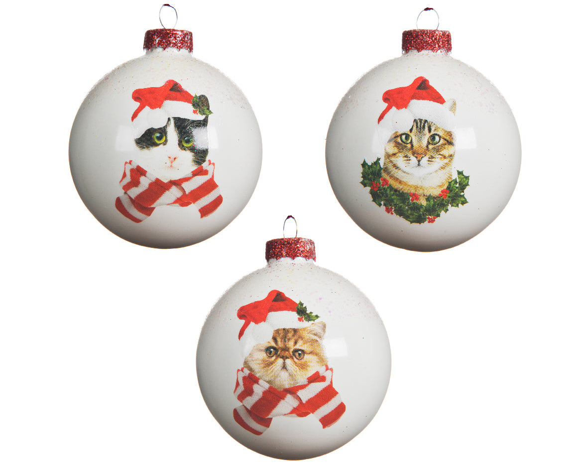 Bola de navidad de gatos