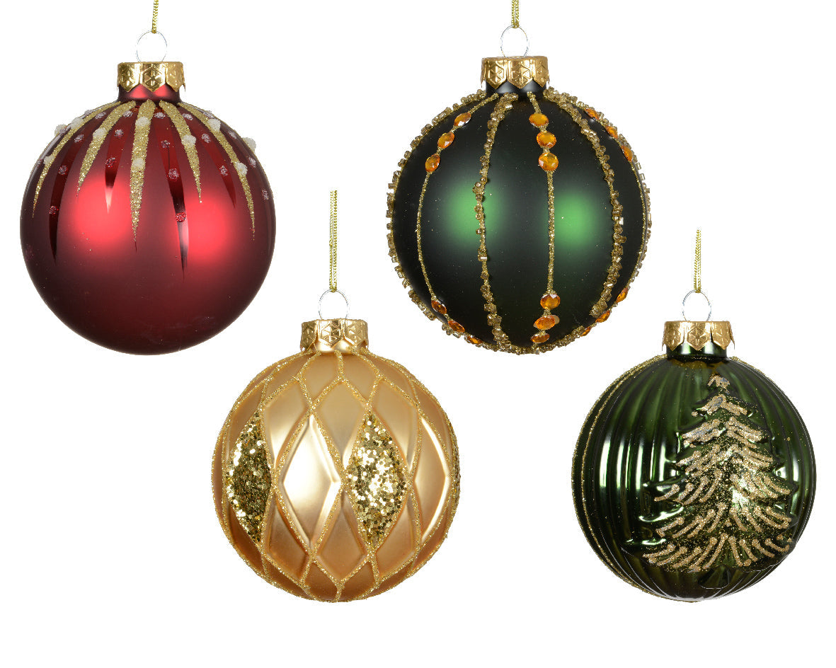 Bola de Navidad clasico de dia8cm