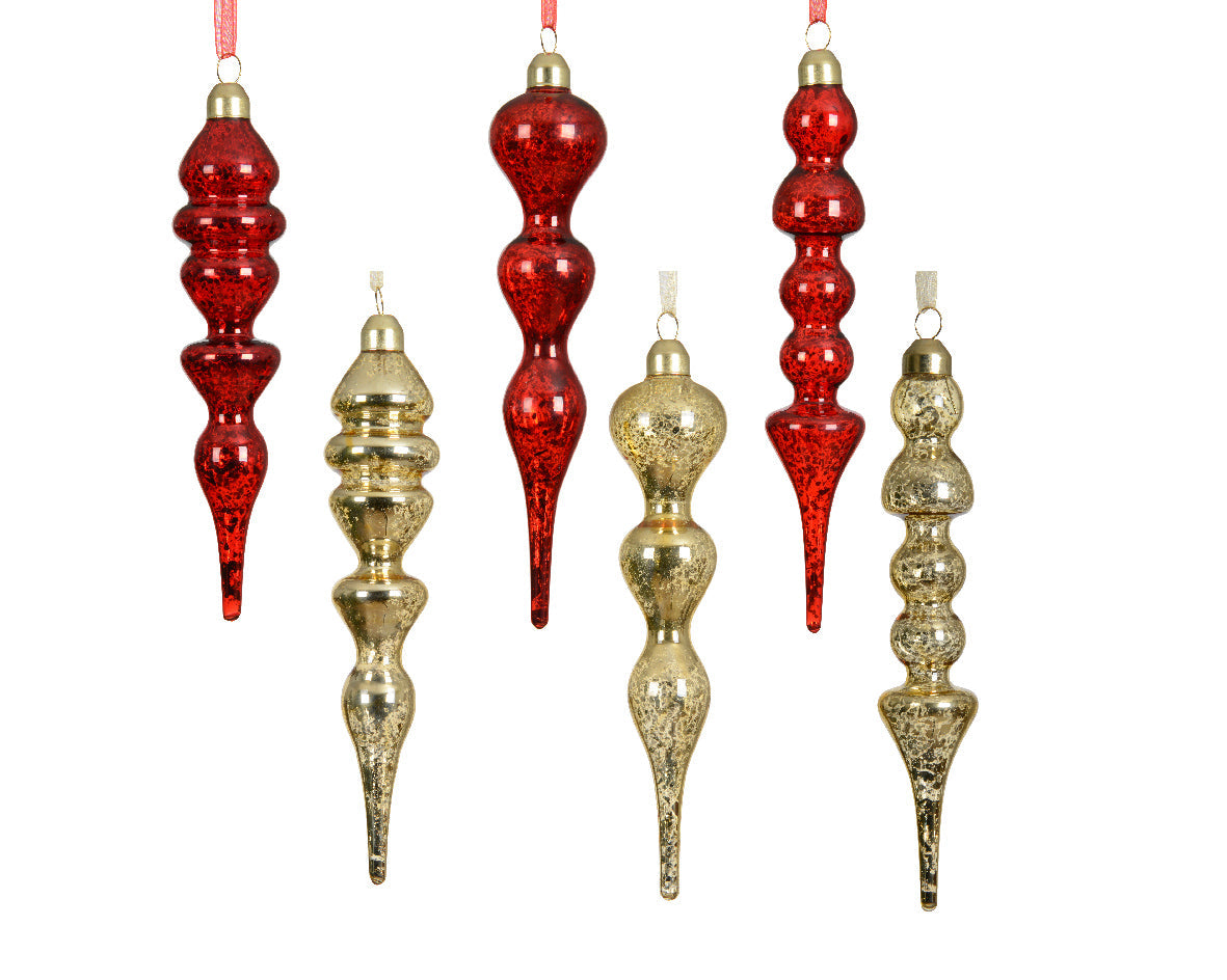 Ornamento de navidad vintage de 26cm