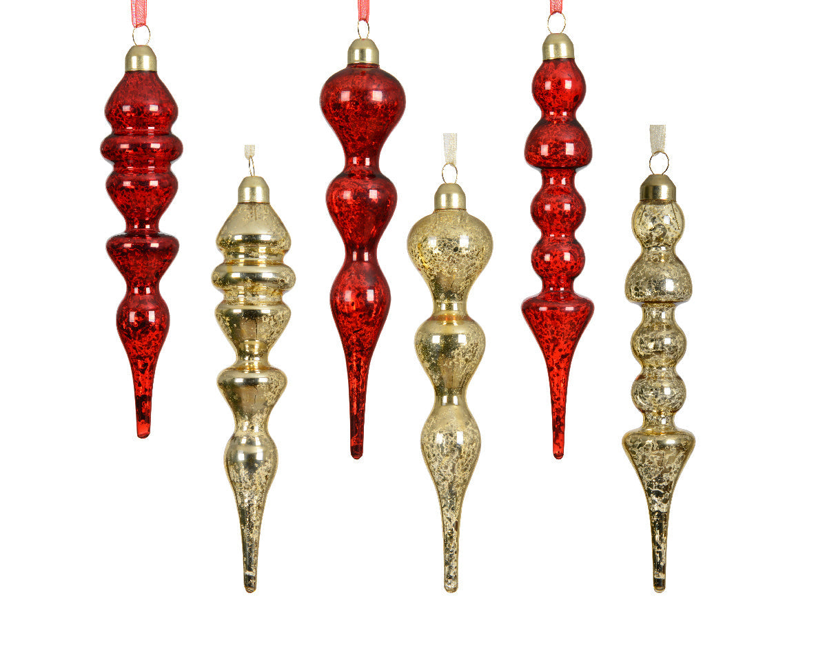 Ornamento de navidad vintage de 18cm