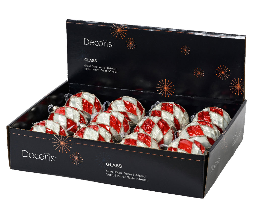 Bola de Navidad candy de dia8cm