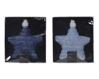 Estrella azul de cristal de 15cm