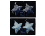 Estrella de cristal con adornos