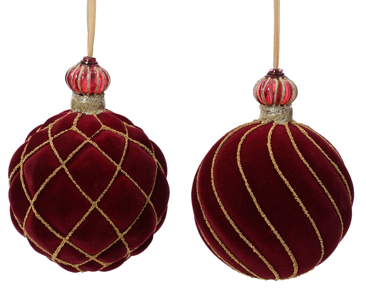 Bola de Navidad clasico de dia10cm x H.12.5cm