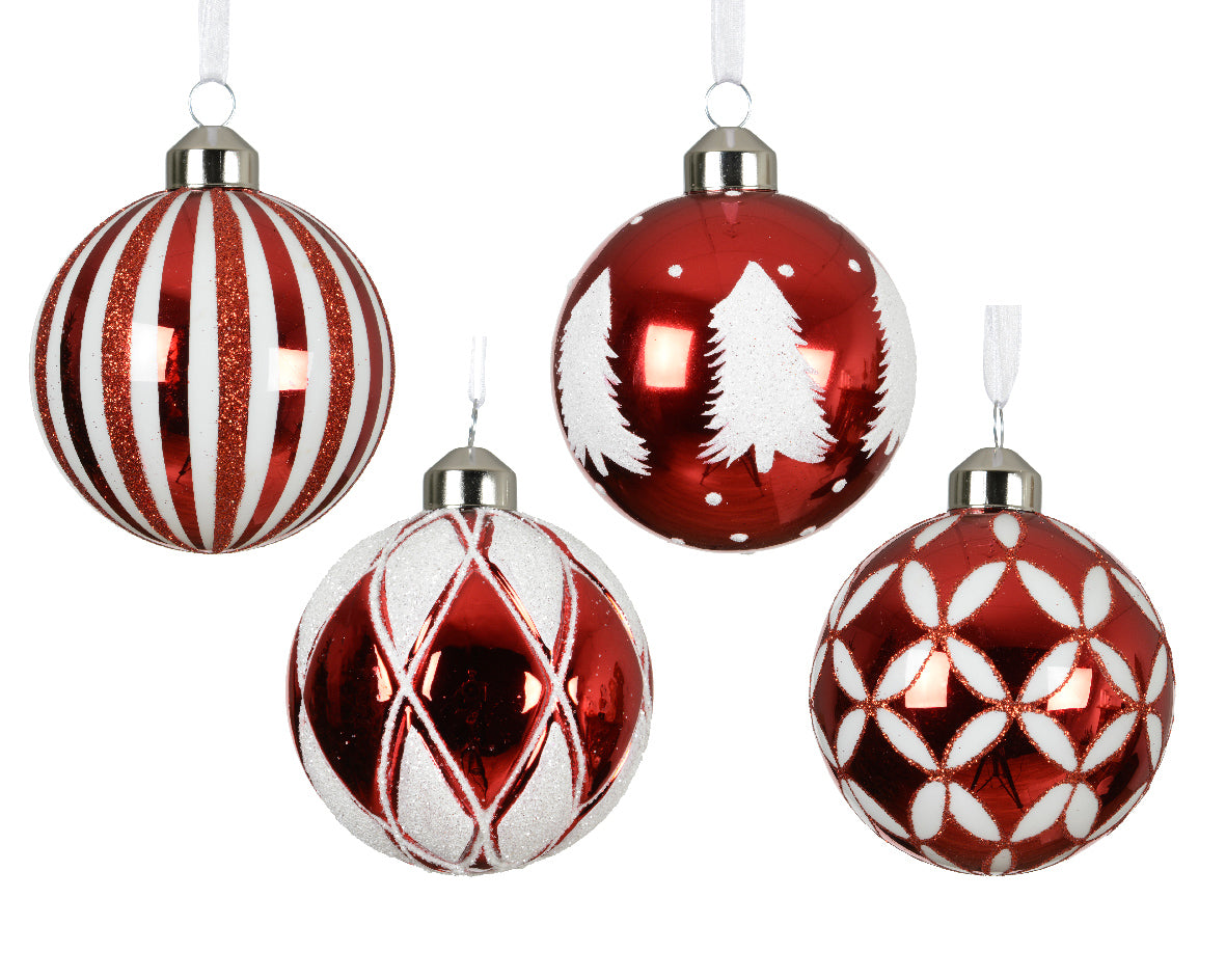 Bola de Navidad candy de dia8cm