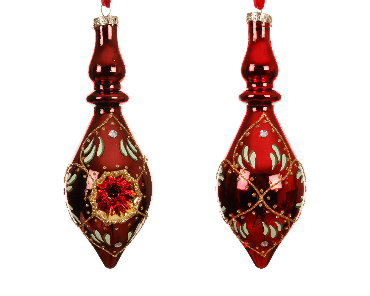 Ornamento de Navidad vintage de 19cm