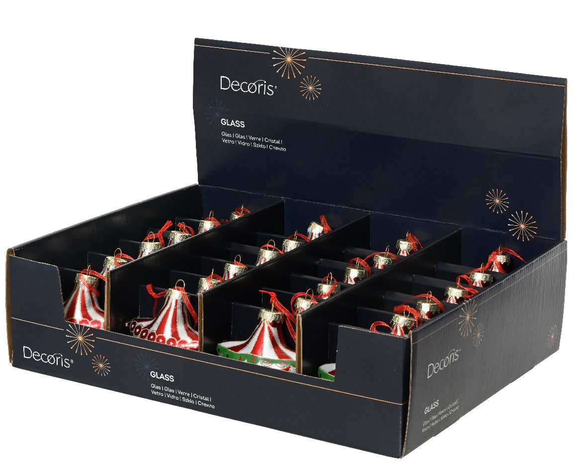 Ornamento de Navidad Estrella del Circo 9cm