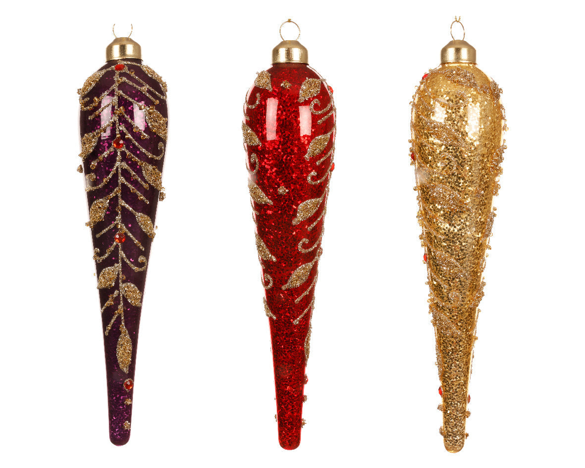 Ornamento de Navidad vintage de 19cm