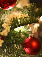 Bola de Navidad lisa grande rojo clásico dia20cm