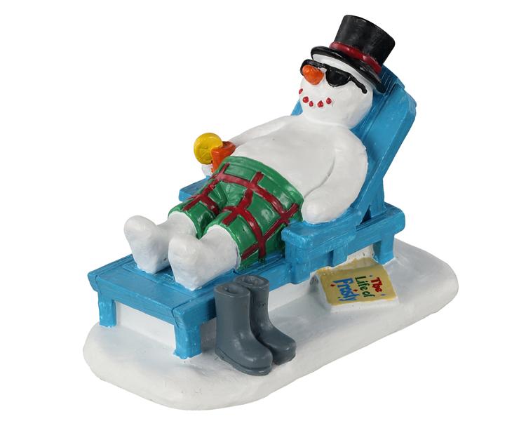 Muñeco de nieve relajante