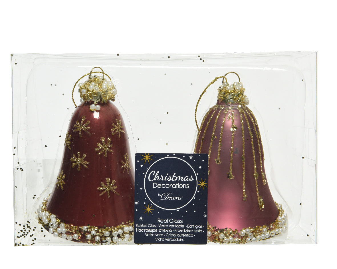 Bell de cristal gold con purpurina