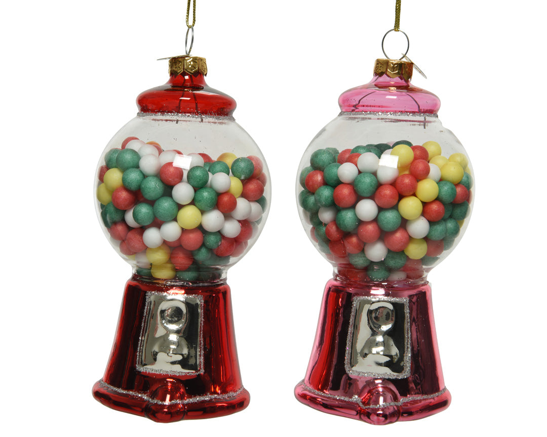 Ornamentos de navidad colores varios de vidrio