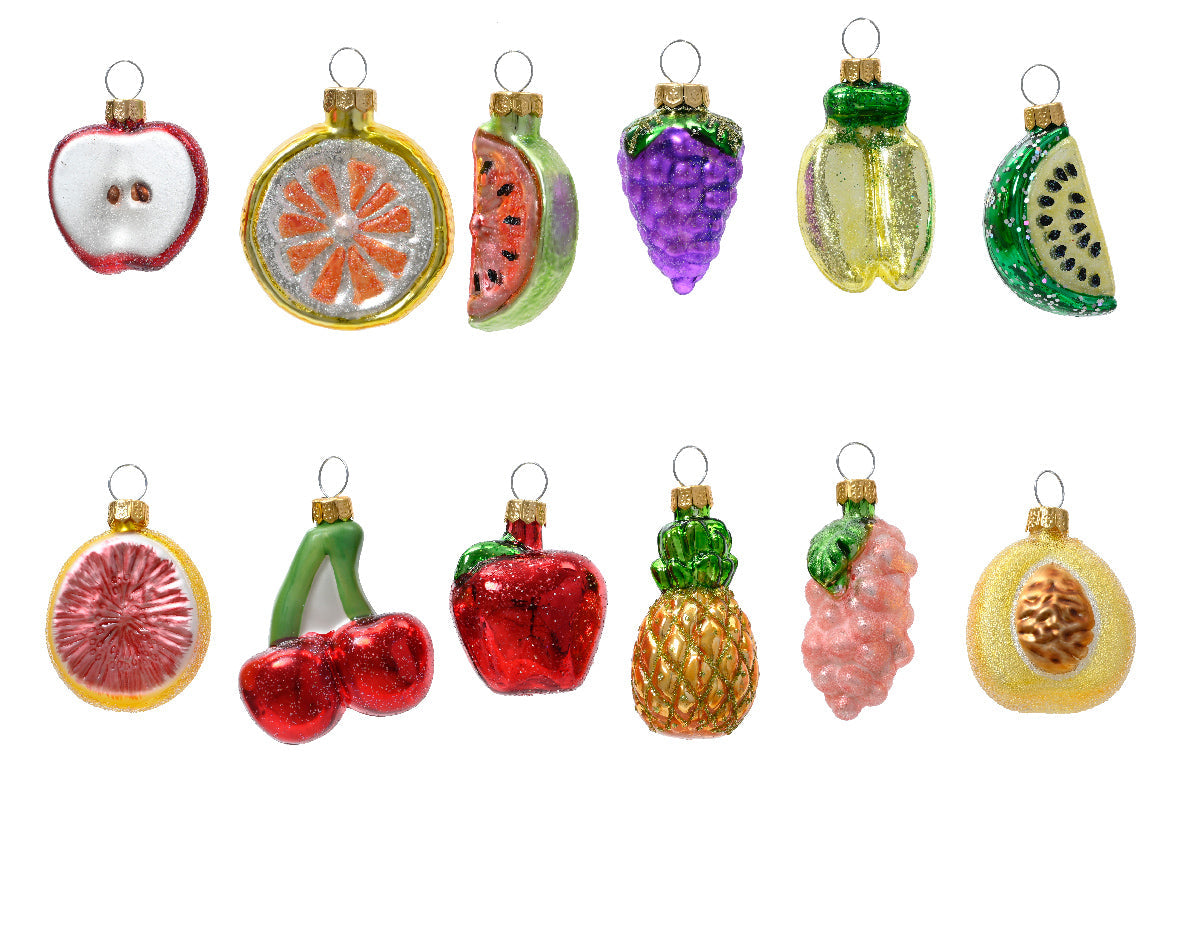 Fruta de cristal de 4cm
