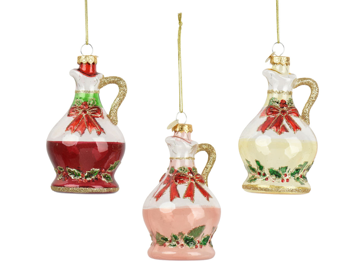 123988-Figura de cristal con forma de botella-navidad-envio-canarias