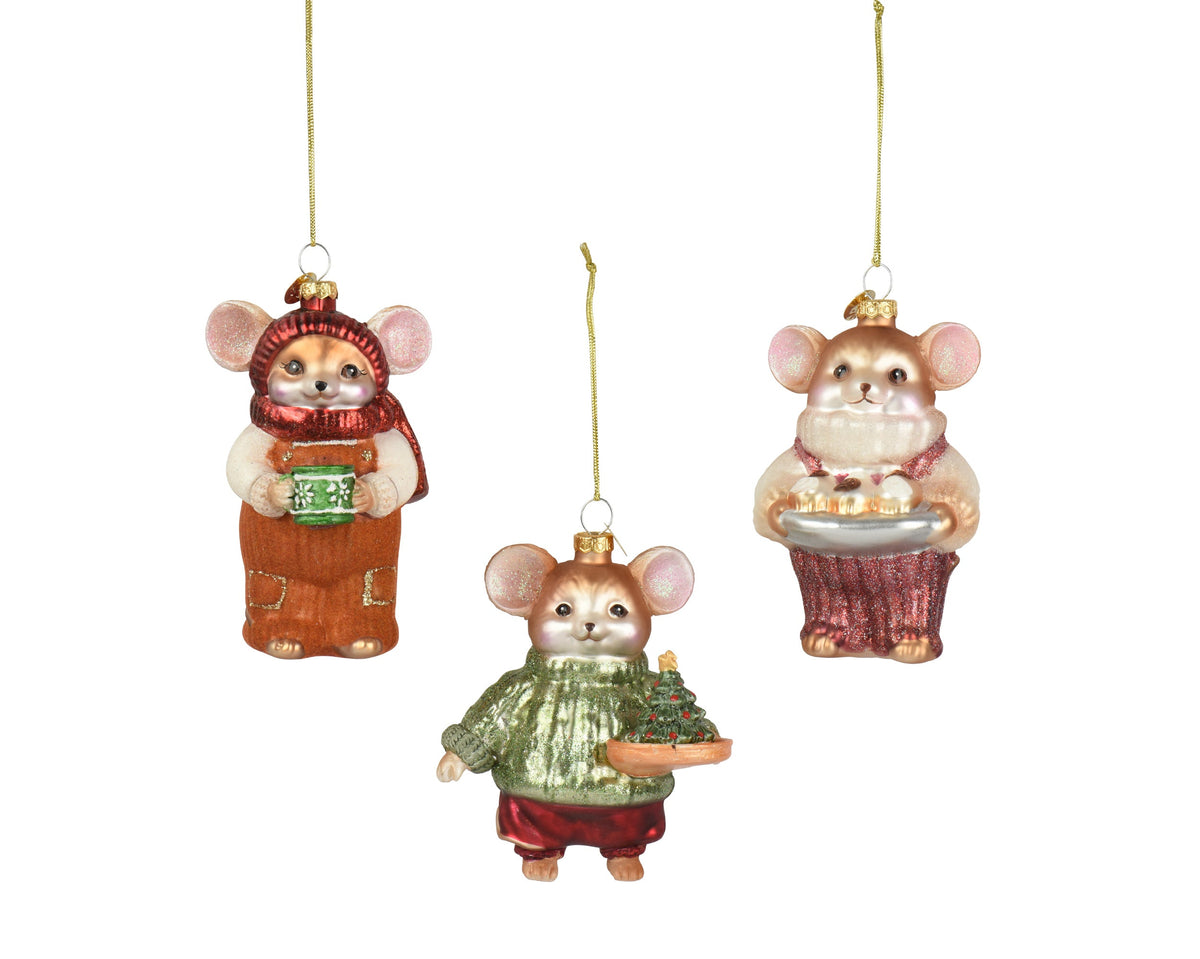 124043-Figura de ratón de cristal-navidad-envio-canarias