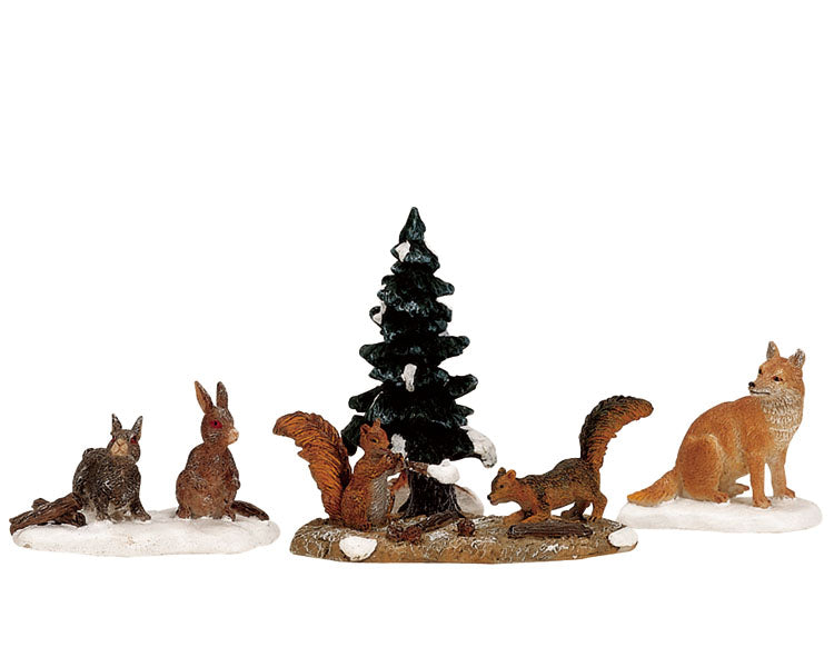 Animales Del Bosque, Set De 4