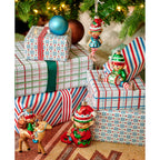 Ornamento de navidad de elfo de 11cm