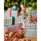 Ornamento de navidad de elfo de 11cm